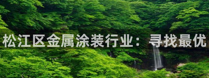 美高梅游戏苹果手机版：松江区金属涂装行业